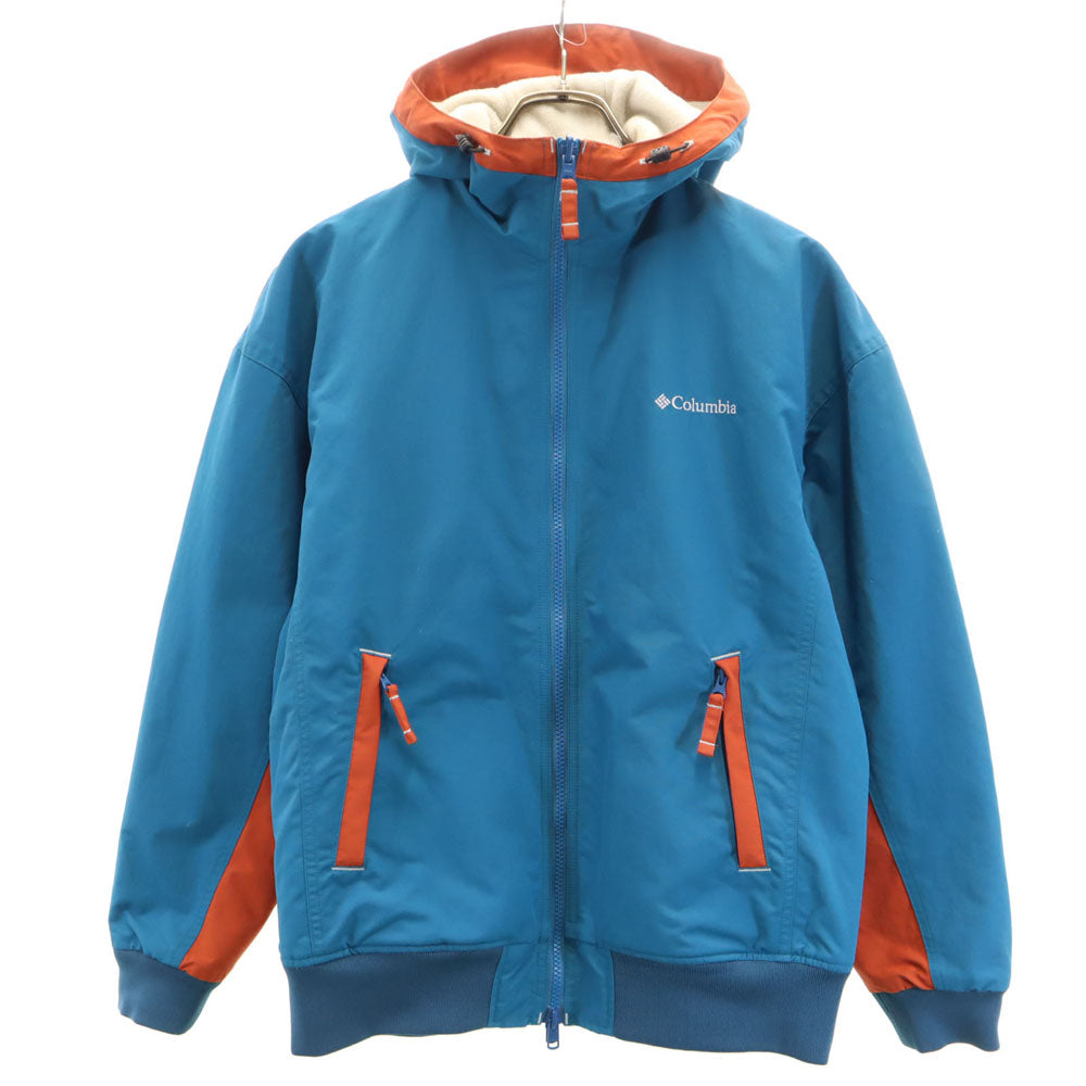 Columbia コロンビア リバーシブル ジャケット M ブルー系 アウトドア ボア メンズ