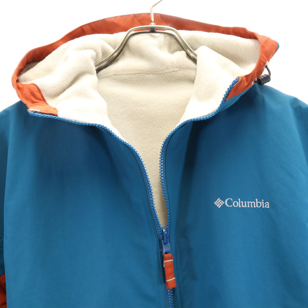 Columbia コロンビア リバーシブル ジャケット M ブルー系 アウトドア ボア メンズ