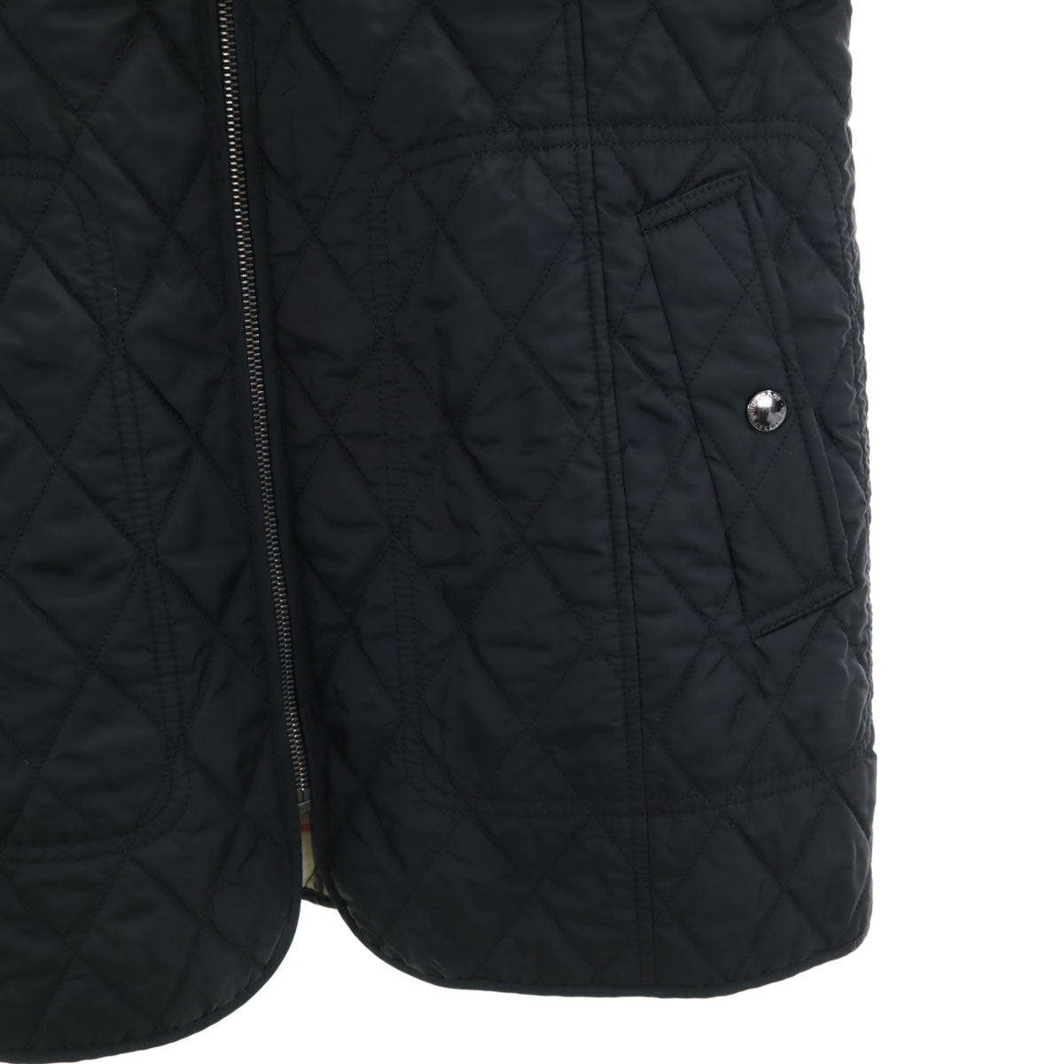 BURBERRY バーバリー キルティングコート 40 ブラック 三陽商会 レディース