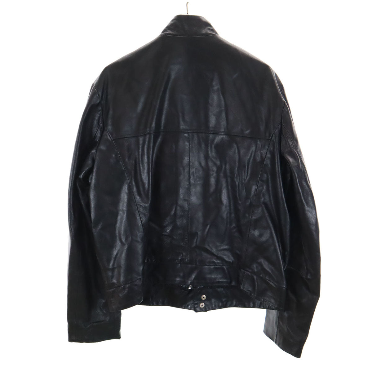 DEWIN イタリア製 レザージャケット ブラック メンズ
