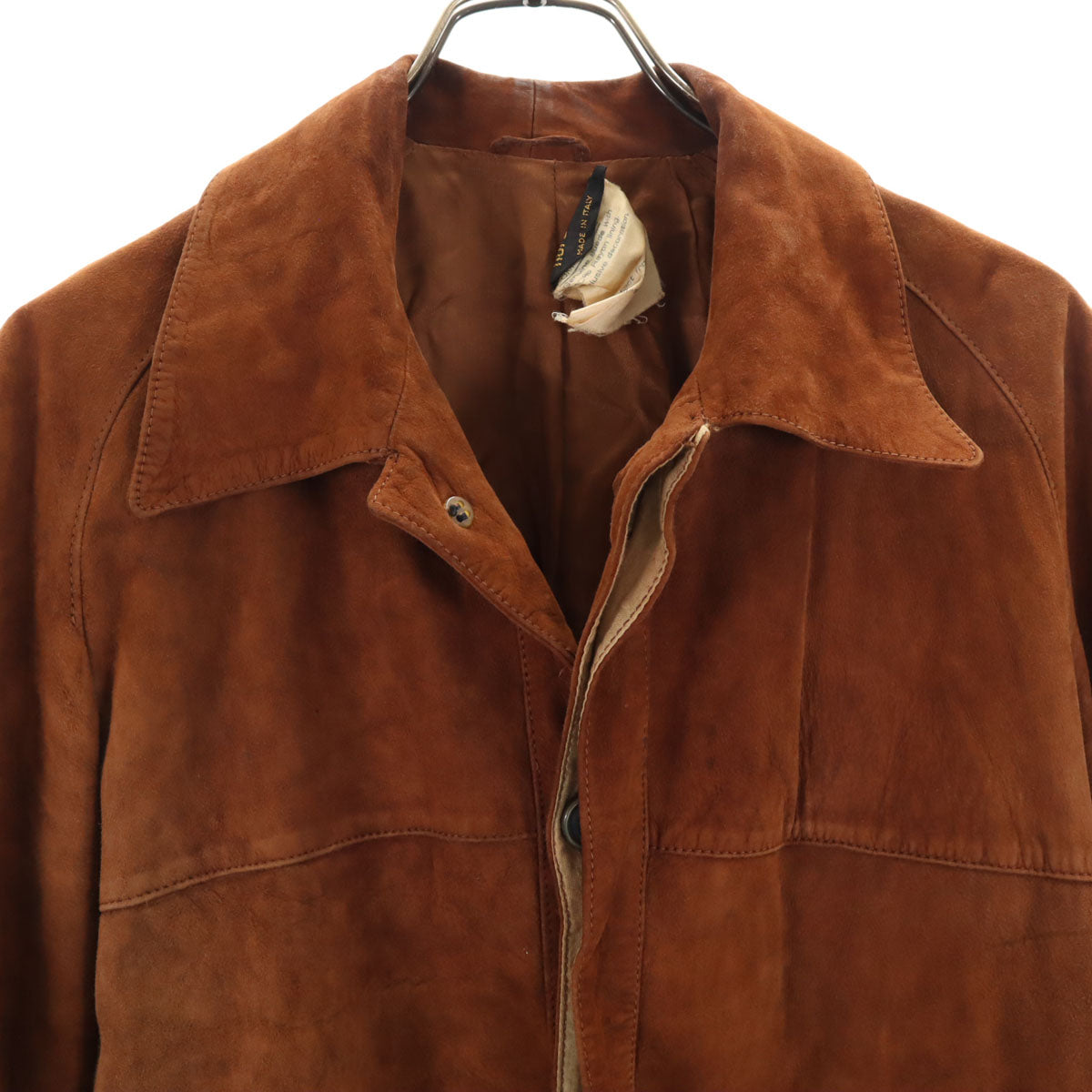 Nordstrom ノードストローム 70s イタリア製 ヴィンテージ スエード ジャケット ブラウン系 メンズ