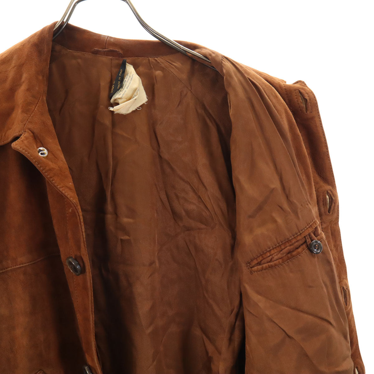 Nordstrom ノードストローム 70s イタリア製 ヴィンテージ スエード ジャケット ブラウン系 メンズ