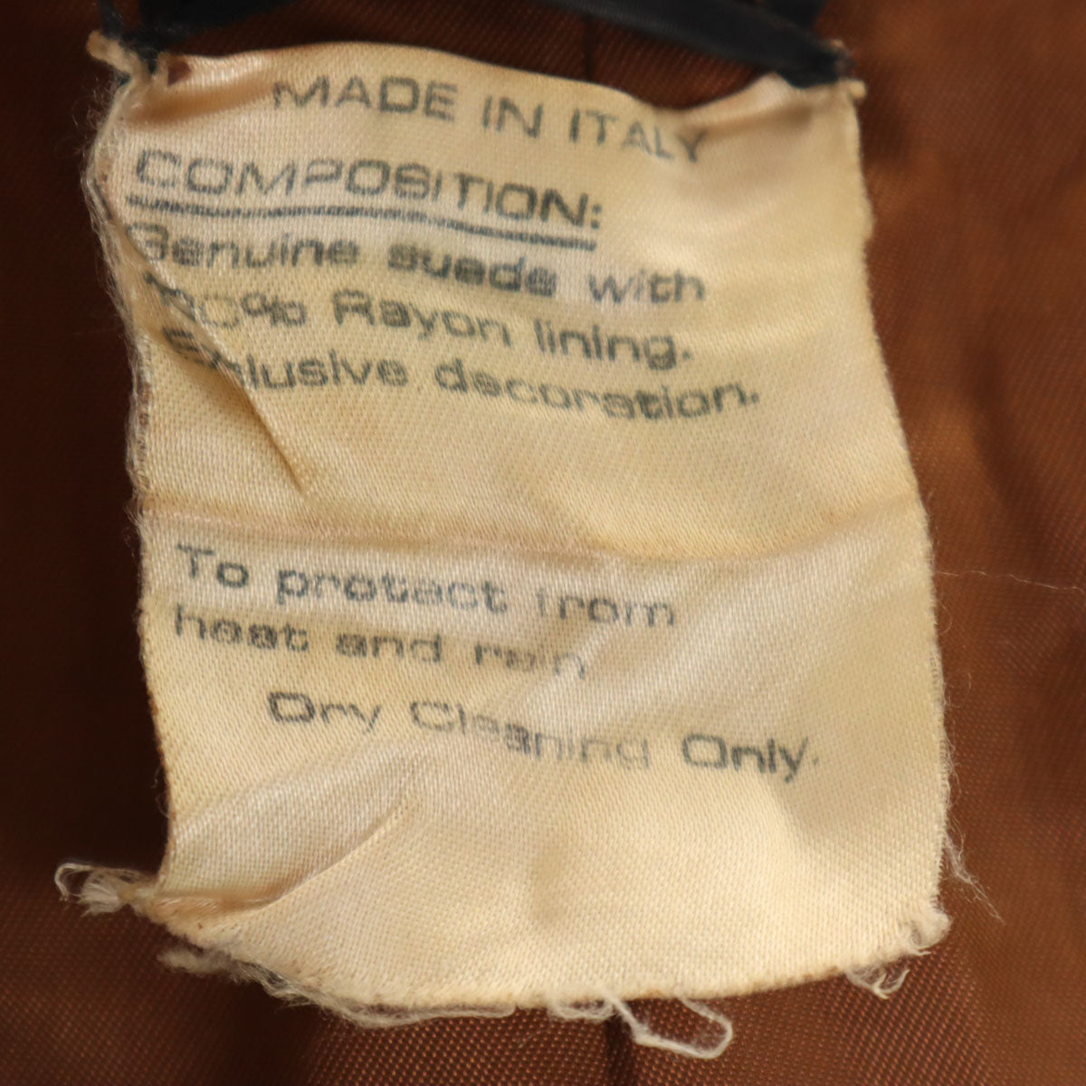 Nordstrom ノードストローム 70s イタリア製 ヴィンテージ スエード ジャケット ブラウン系 メンズ