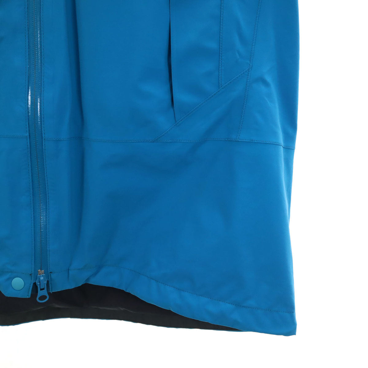 mont-bell モンベル ドロワット マウンテンジャケット L ブルー系 裏メッシュ アウトドア 収納袋付き メンズ