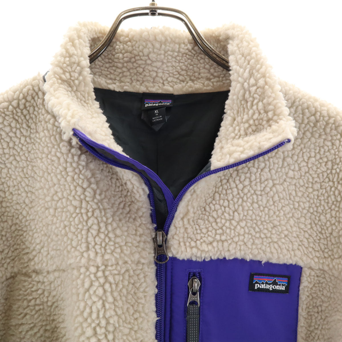 patagonia パタゴニア レトロX フリースジャケット XL 14 ベージュ 65625FA19 アウトドア キッズ
