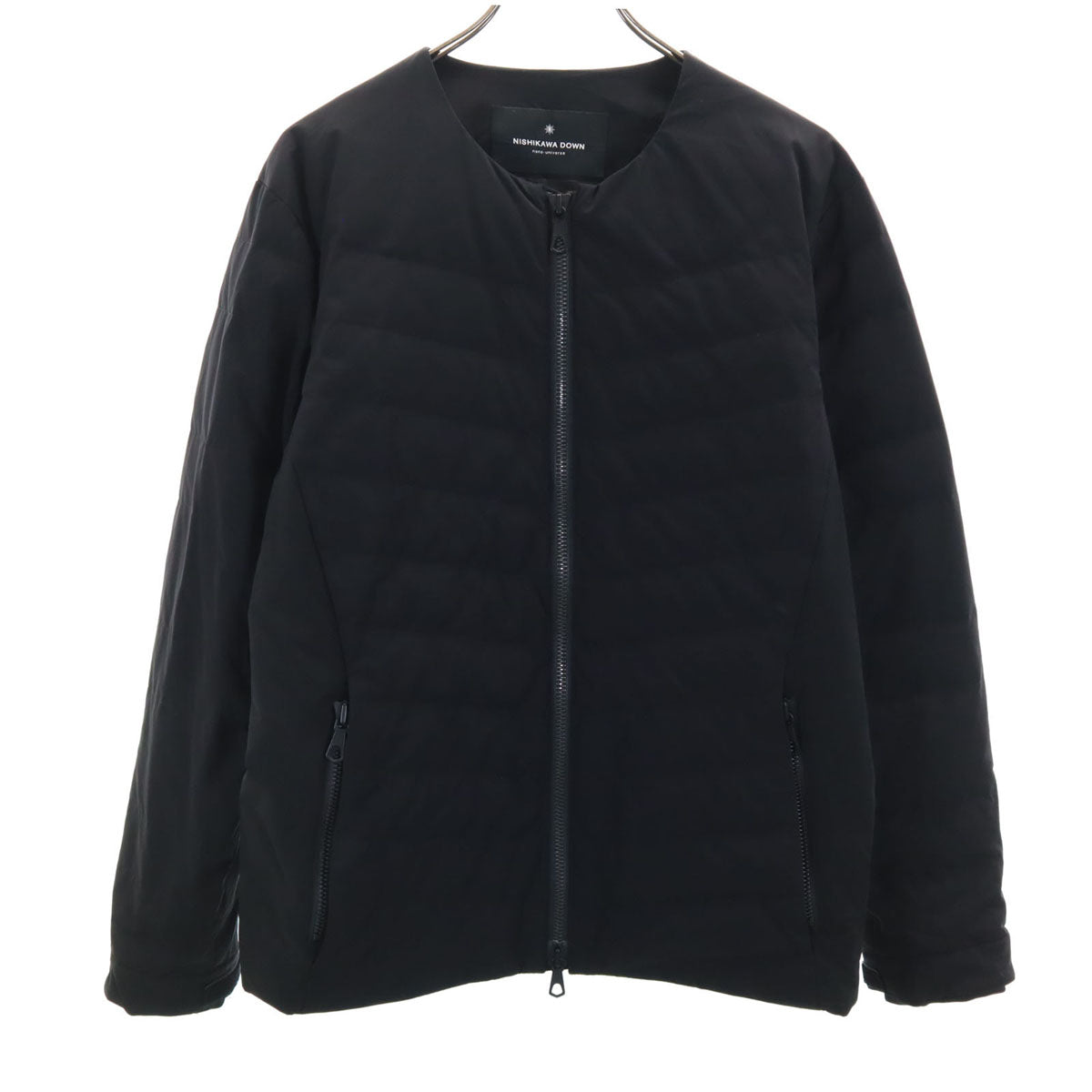 nano universe ナノユニバース 西川ダウンシリーズ SHIELD ダウンジャケット M ブラック メンズ