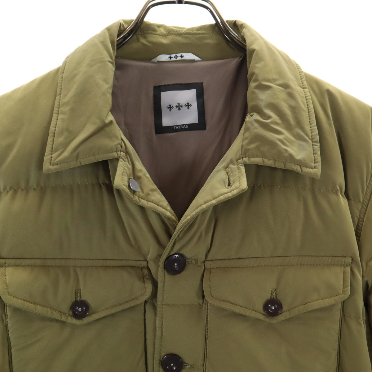 TATRAS タトラス ポーランド製 ダウンジャケット 2 カーキベージュ メンズ