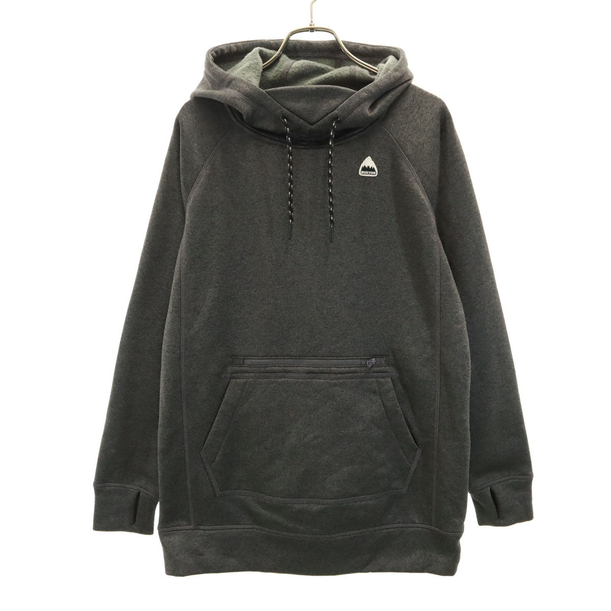 BURTON バートン 長袖 パーカー M グレー系 裏起毛 メンズ
