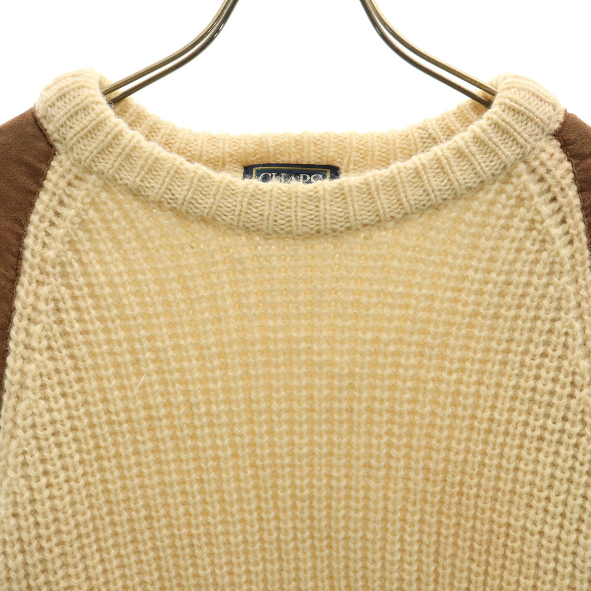 CHAPS RALPH LAUREN チャップスラルフローレン 90s オールド 長袖 ニット M ベージュ系 セーター メンズ