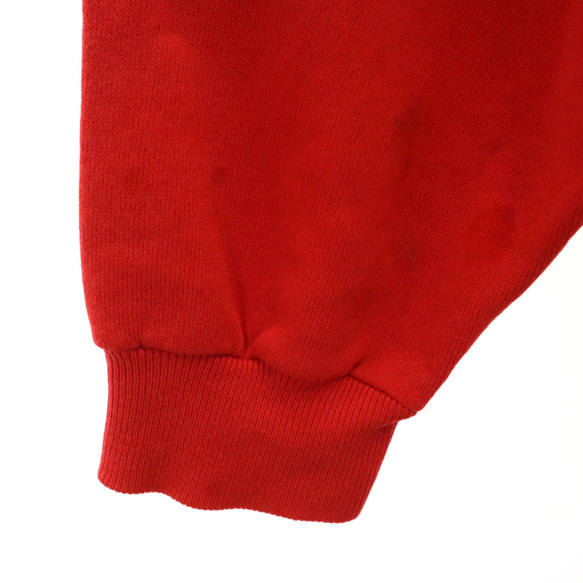 80s 90s オールド 長袖 スウェット レッド トレーナー 裏起毛 メンズ