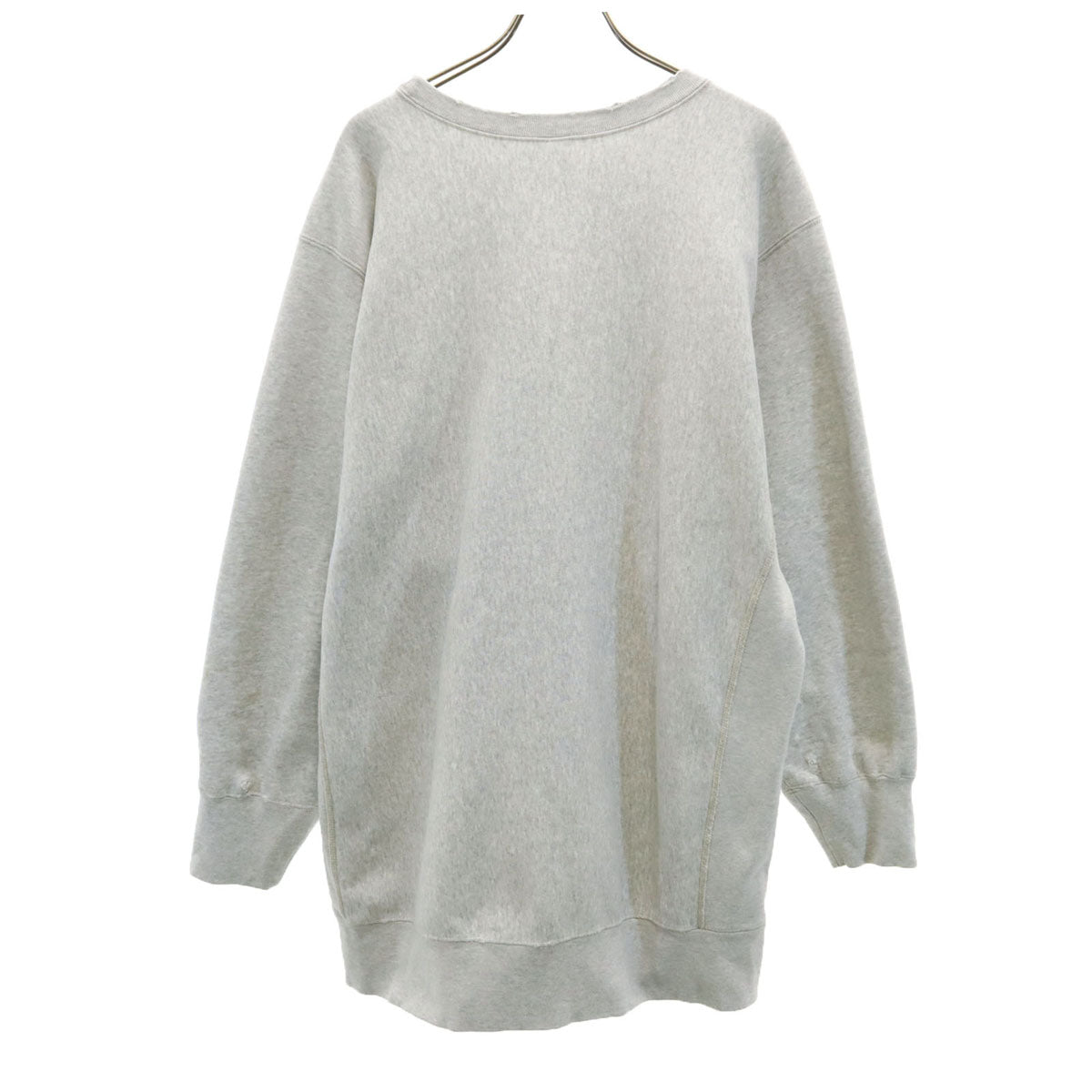 長袖 スウェット M グレー トレーナー 裏起毛 メンズ