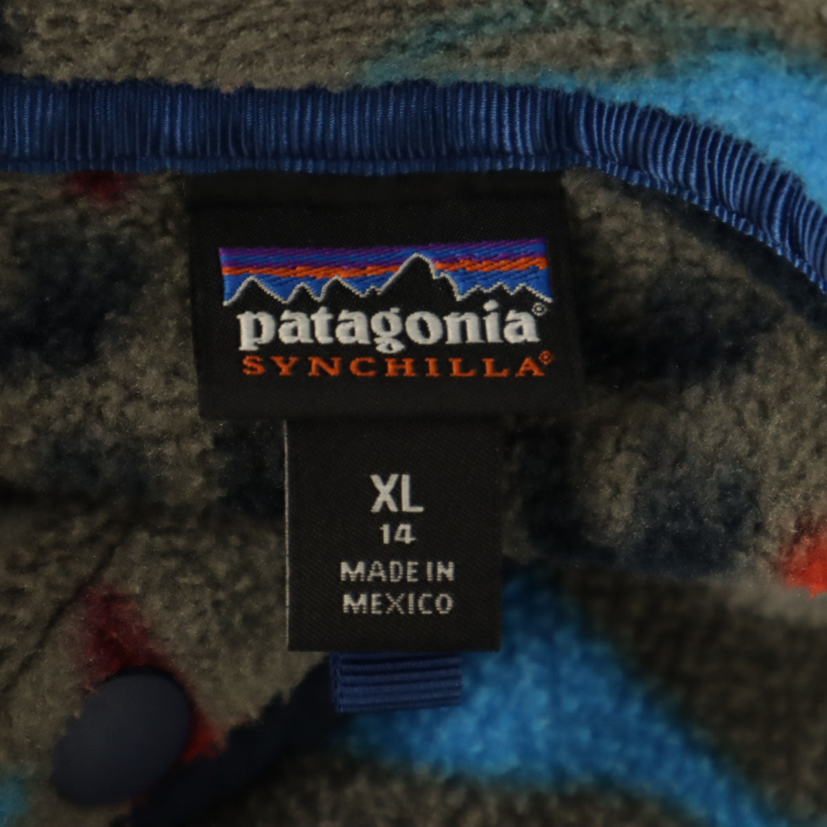 patagonia パタゴニア ハーフボタン プルオーバー フリースジャケット XL14 グレー系 アウトドア キッズ