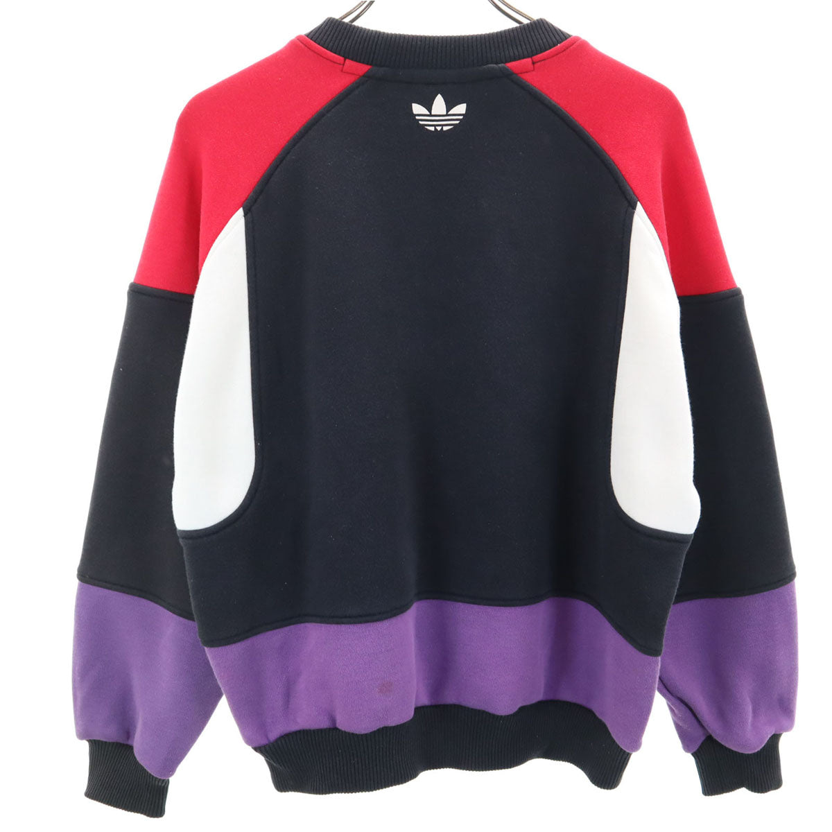 adidas アディダス 80s デサント製 トレフォイルロゴ ヴィンテージ 長袖 トレーナー M スウェット メンズ