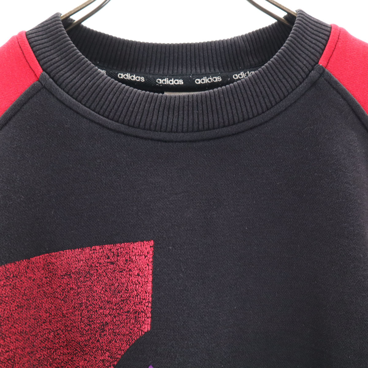 adidas アディダス 80s デサント製 トレフォイルロゴ ヴィンテージ 長袖 トレーナー M スウェット メンズ