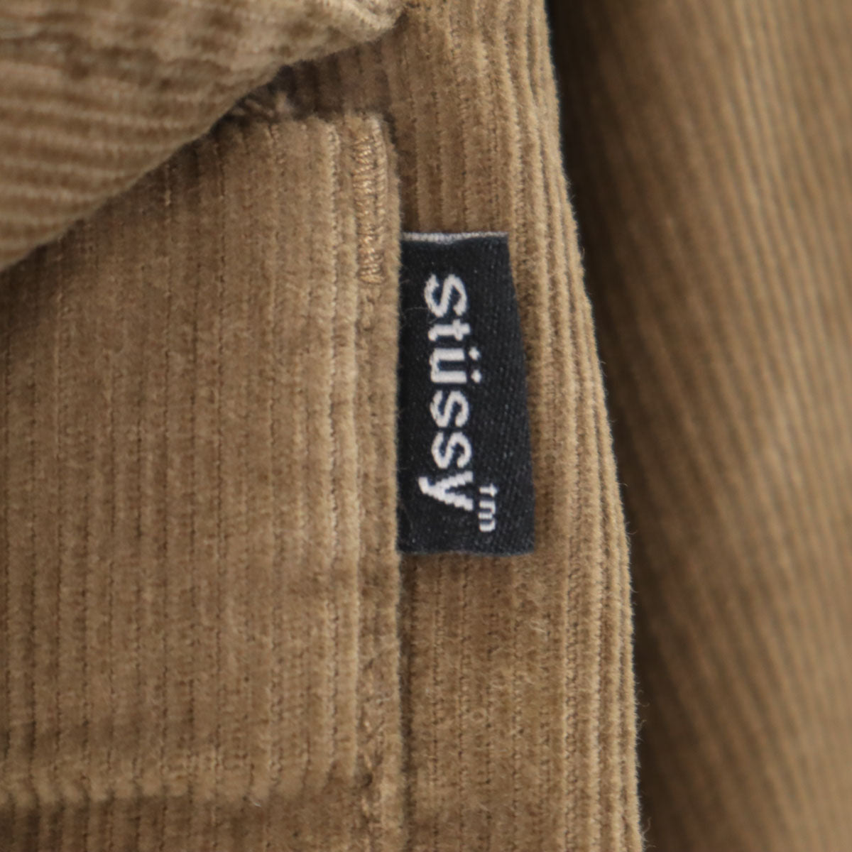 STUSSY ステューシー 長袖 コーデュロイシャツ L ベージュ系 メンズ