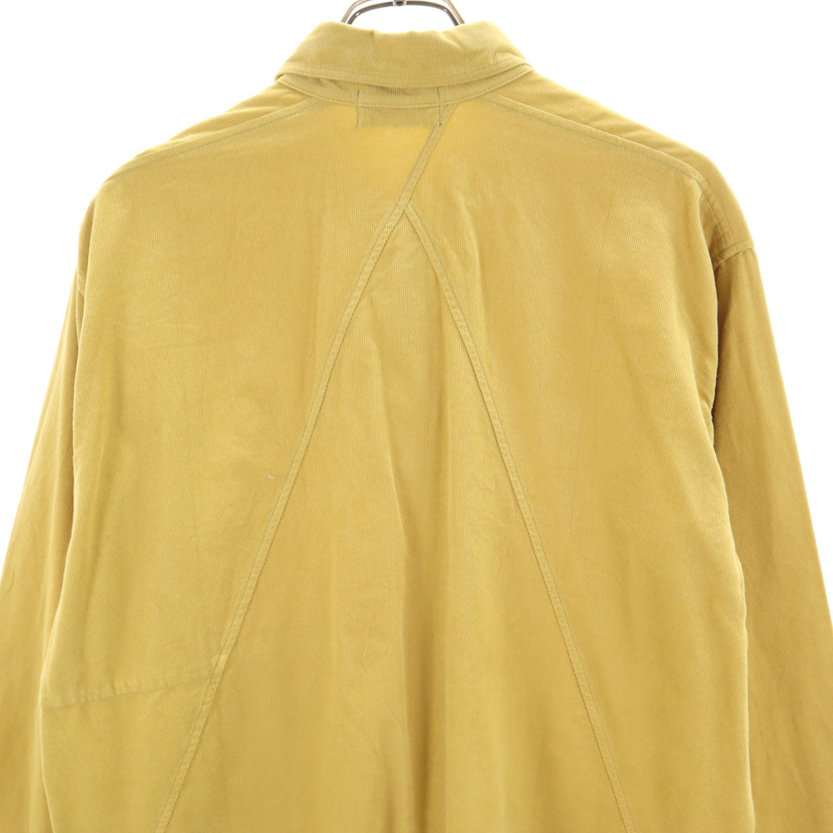 未使用 remilla レミーラ 日本製 長袖 コーデュロイ ボタンダウンシャツ L イエロー系 メンズ