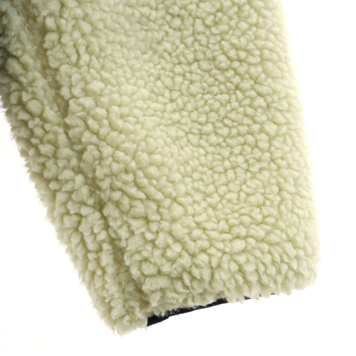 STUSSY ステューシー バック 8ボール ボアジャケット M クリーム リバーシブル メンズ