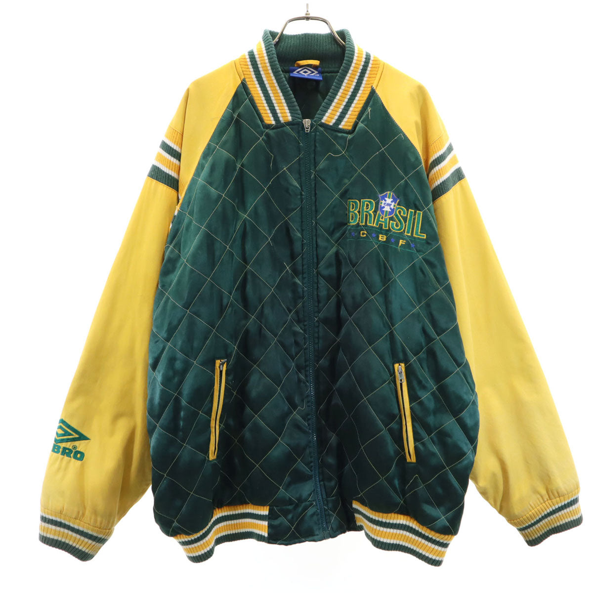 umbro アンブロ 90s オールド 中綿ジャケット L グリーン メンズ