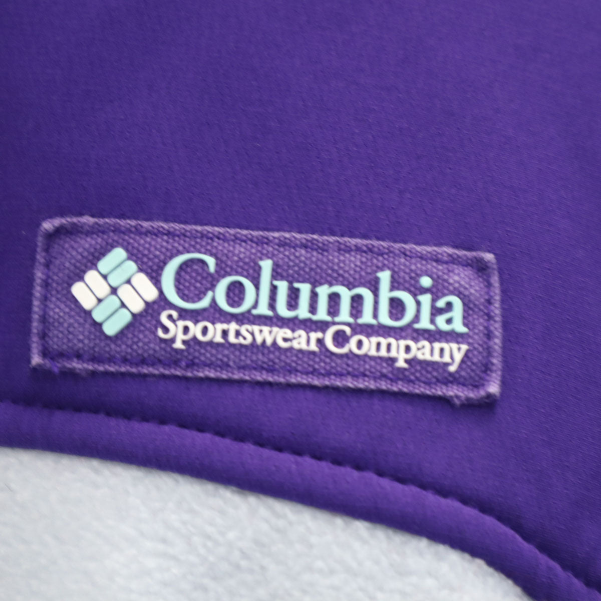 Columbia コロンビア オープニングセレモニー OPENING CEREMONY コラボ アニマル柄 長袖 フリース シャツ XS パープル アウトドア メンズ