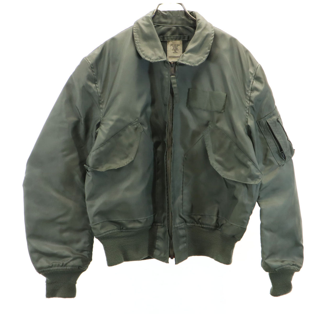 ALPHA INDUSTRIES INC アルファインダストリーズ 80s CWU36P ヴィンテージ アメリカ空軍 フライトジャケット L カーキ メンズ