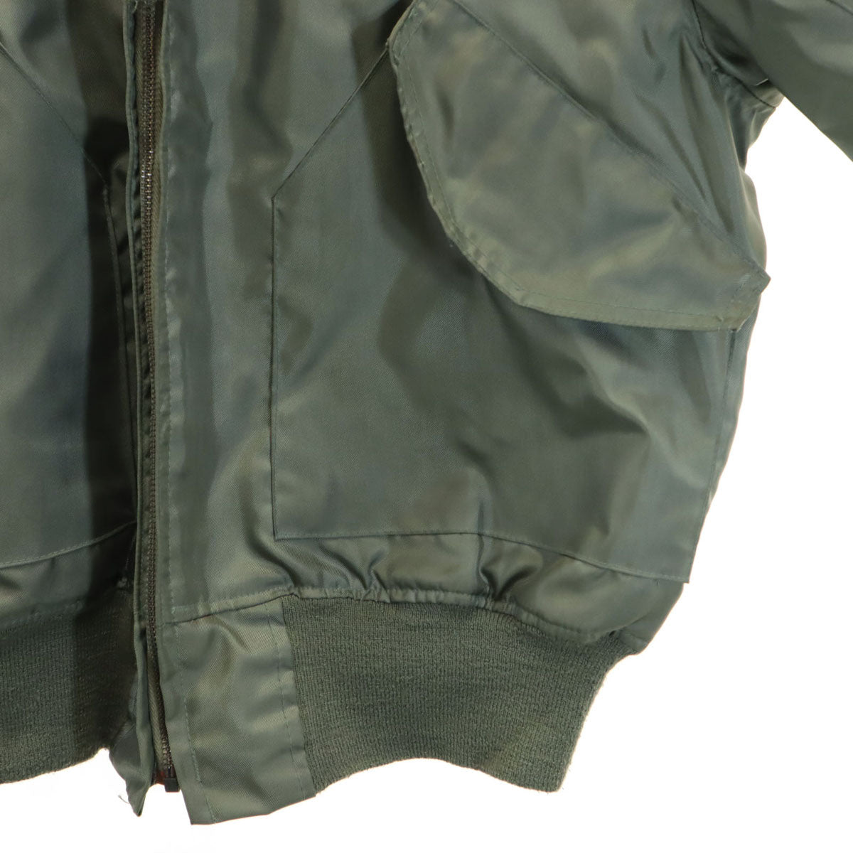 ALPHA INDUSTRIES INC アルファインダストリーズ 80s CWU36P ヴィンテージ アメリカ空軍 フライトジャケット L カーキ メンズ
