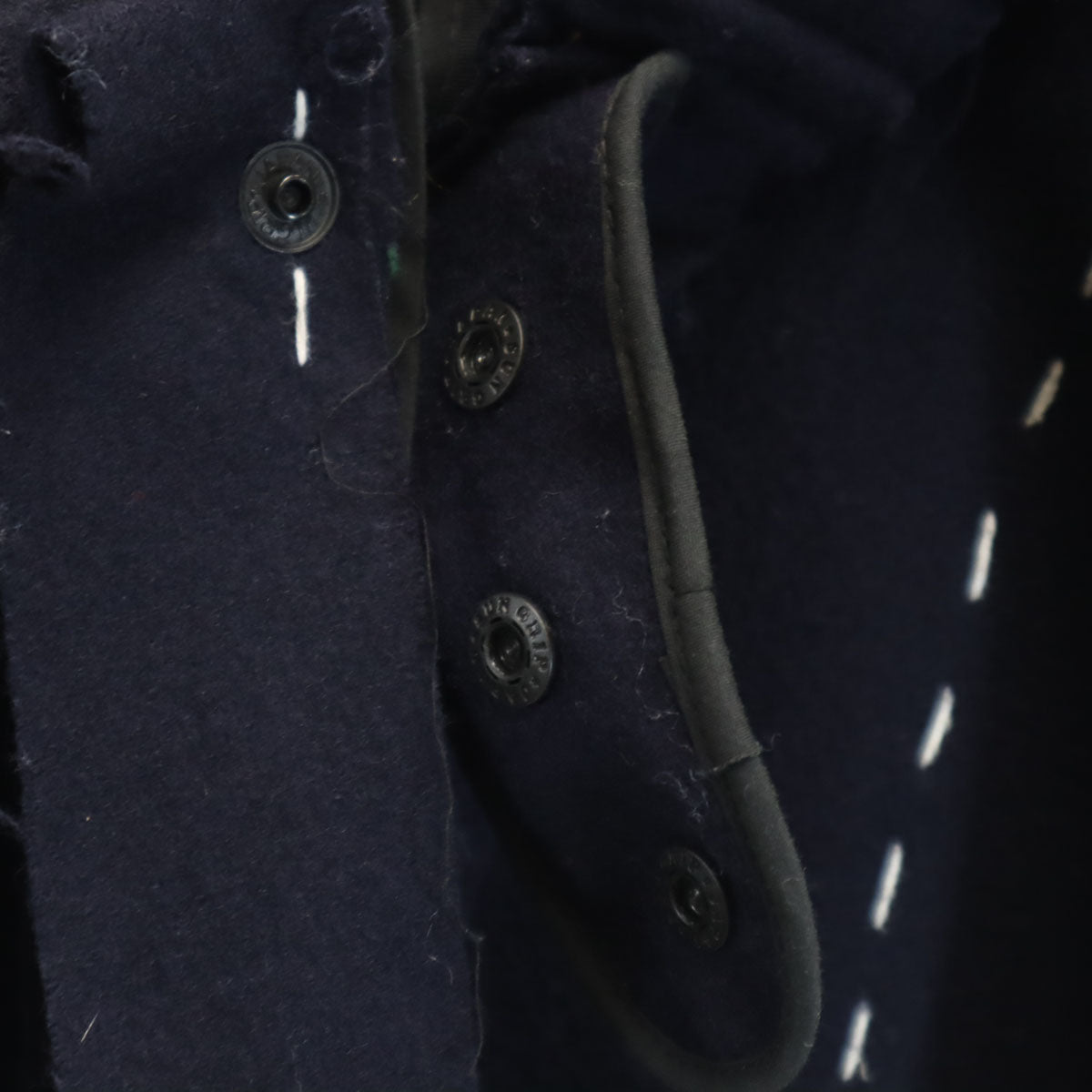 old honey オールドハニー 日本製 フリル ジャケット ネイビー レディース