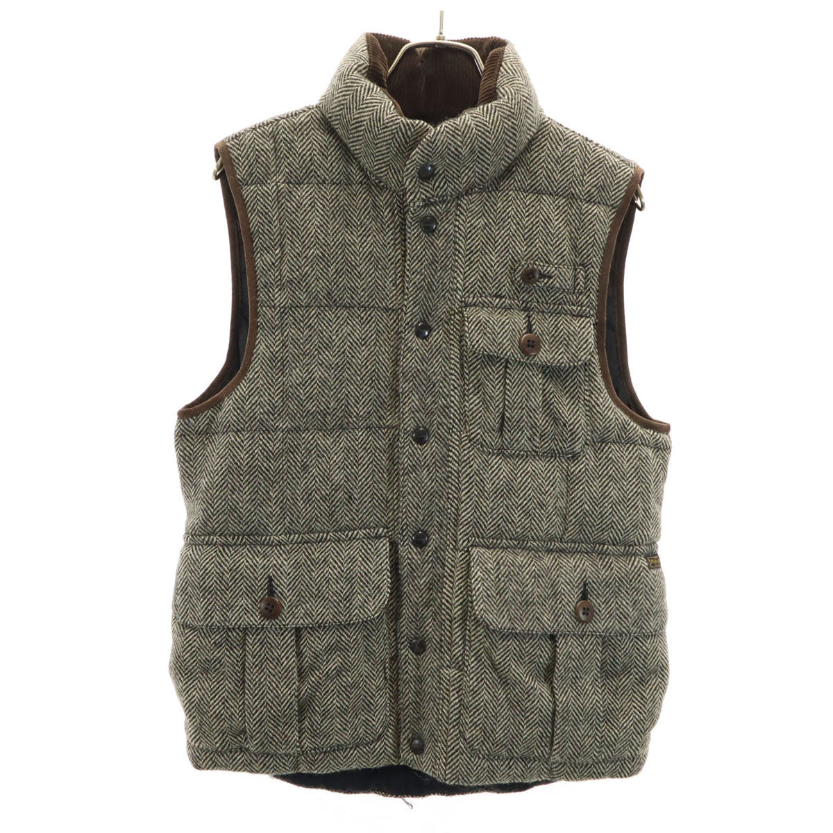 POLO RALPH LAUREN ポロラルフローレン ダウンベスト XS ブラウン系 メンズ