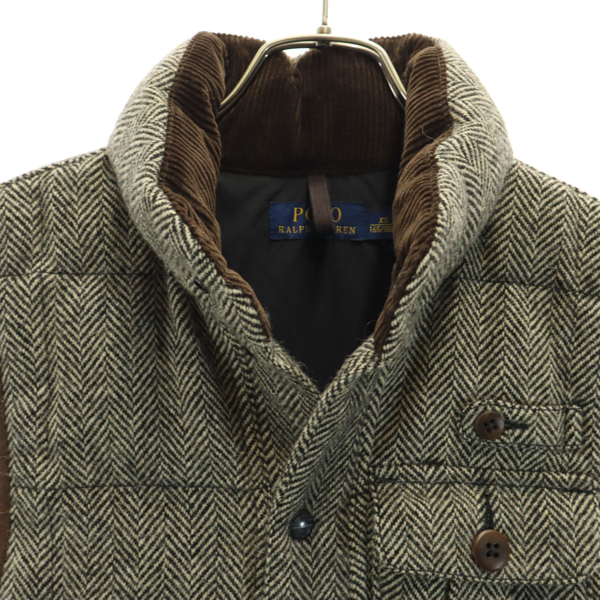 POLO RALPH LAUREN ポロラルフローレン ダウンベスト XS ブラウン系 メンズ