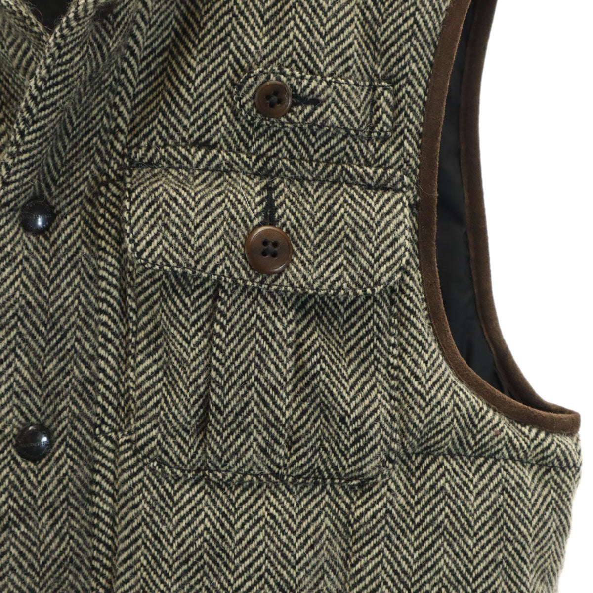 POLO RALPH LAUREN ポロラルフローレン ダウンベスト XS ブラウン系 メンズ