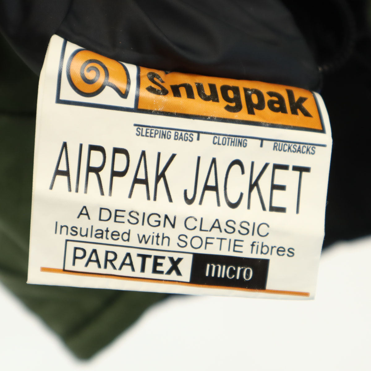 Snugpak スナグパック イギリス製 エアパック ジャケット カーキ リバーシブル 収納袋付き アウトドア メンズ