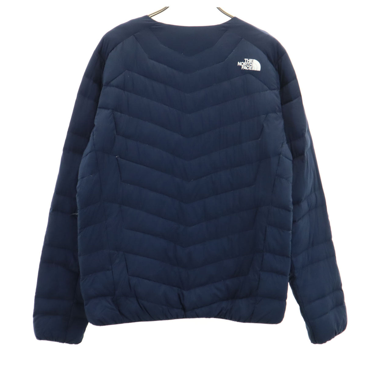 THE NORTH FACE ザノースフェイス ラウンドネック ダウンジャケット M ネイビー アウトドア NY31603 メンズ