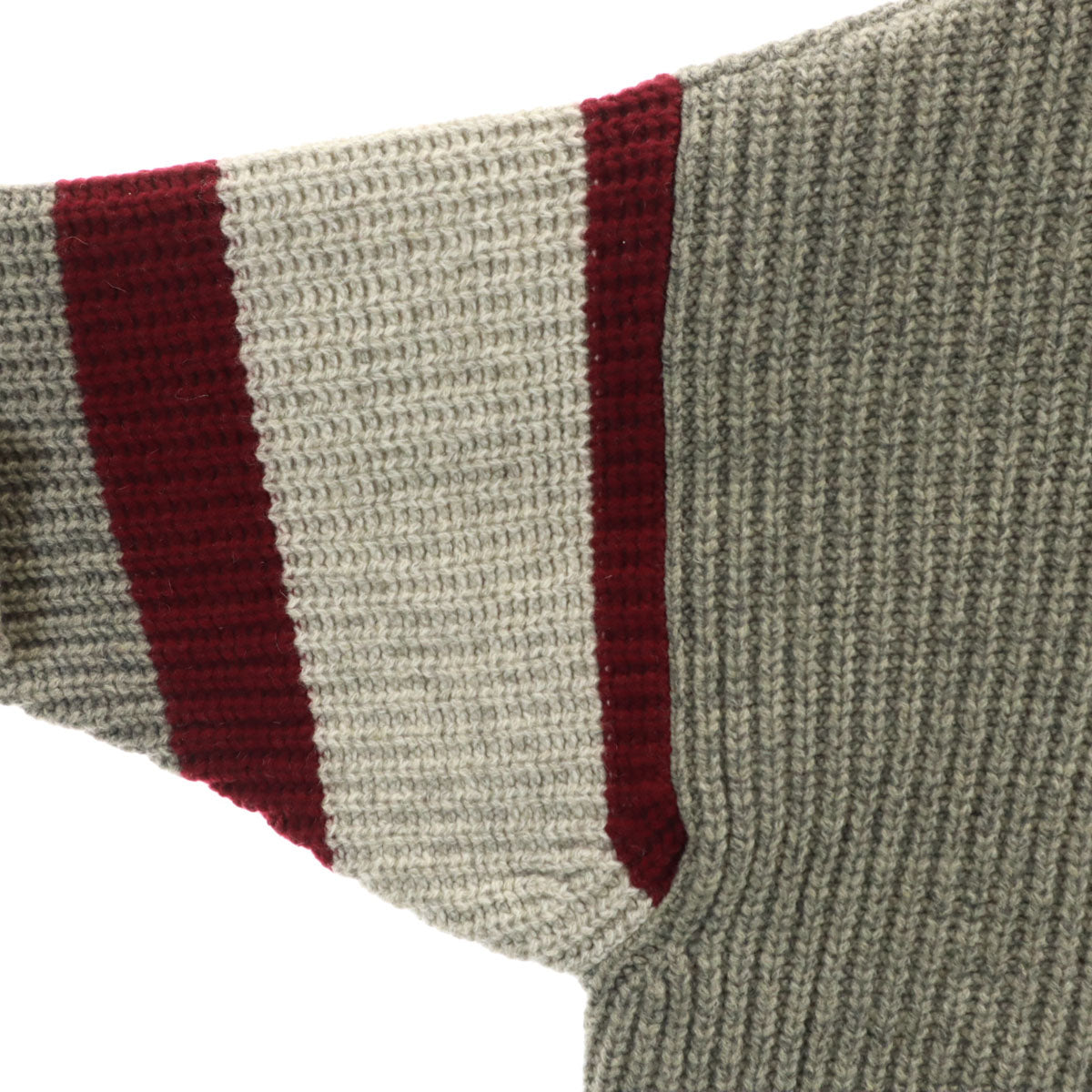 未使用 KAPITAL キャピタル 日本製 長袖 ローゲージ セーター 3 グレー ニット メンズ