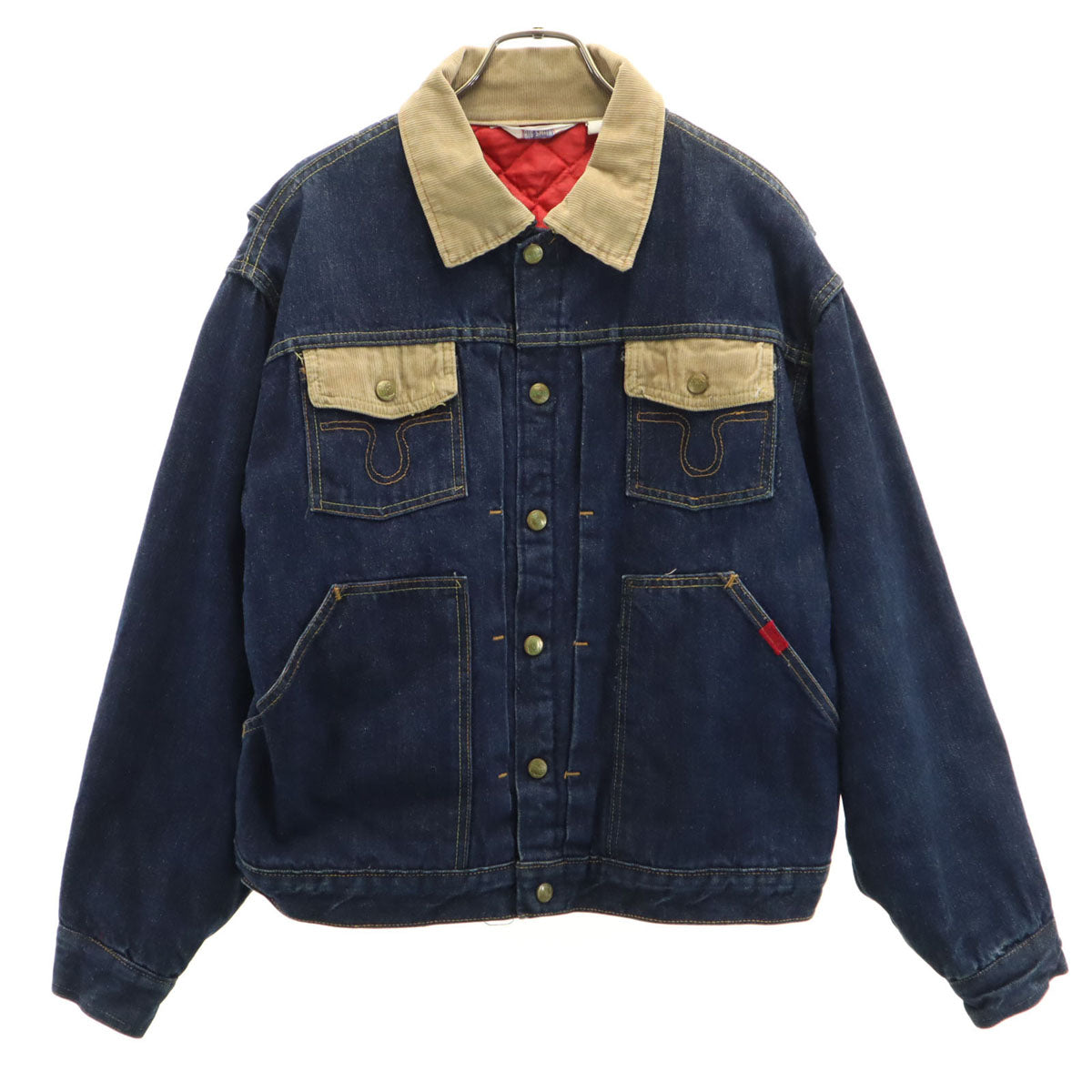 BIG SMITH ビッグスミス 60s 70s LOT 8146 ヴィンテージ デニムジャケット 44 インディゴ ジージャン 裏キルティング メンズ