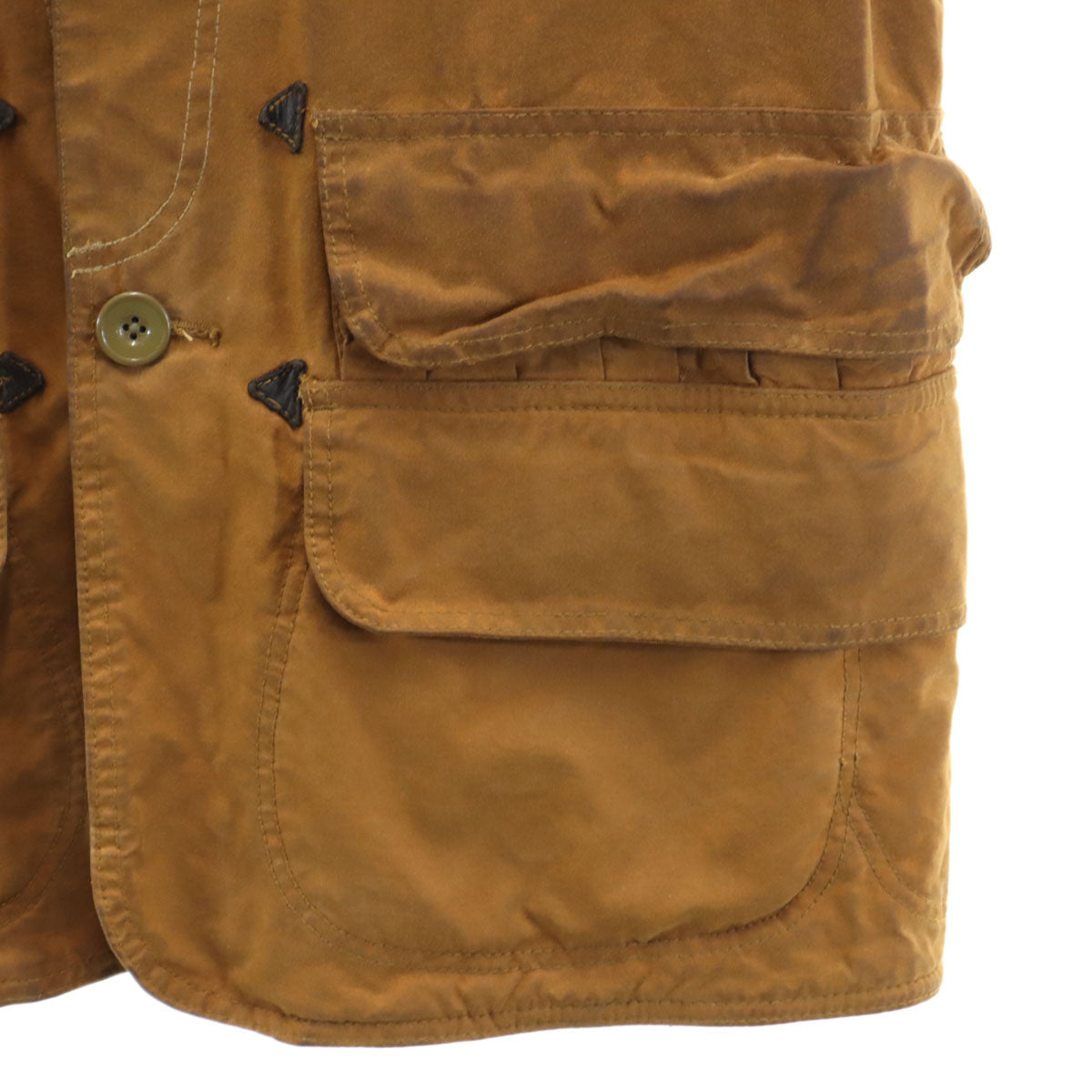 Polo by Ralph Lauren ポロバイラルフローレン オイルコーティング ハンティングジャケット L ブラウン メンズ