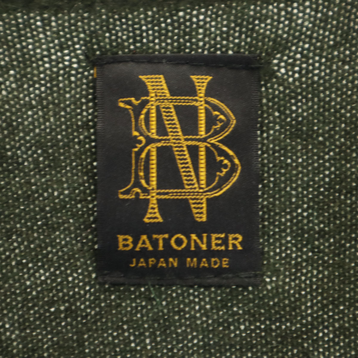 BATONER バトナー カシミヤブレンド 長袖 Vネック セーター 1 カーキ ニット レディース