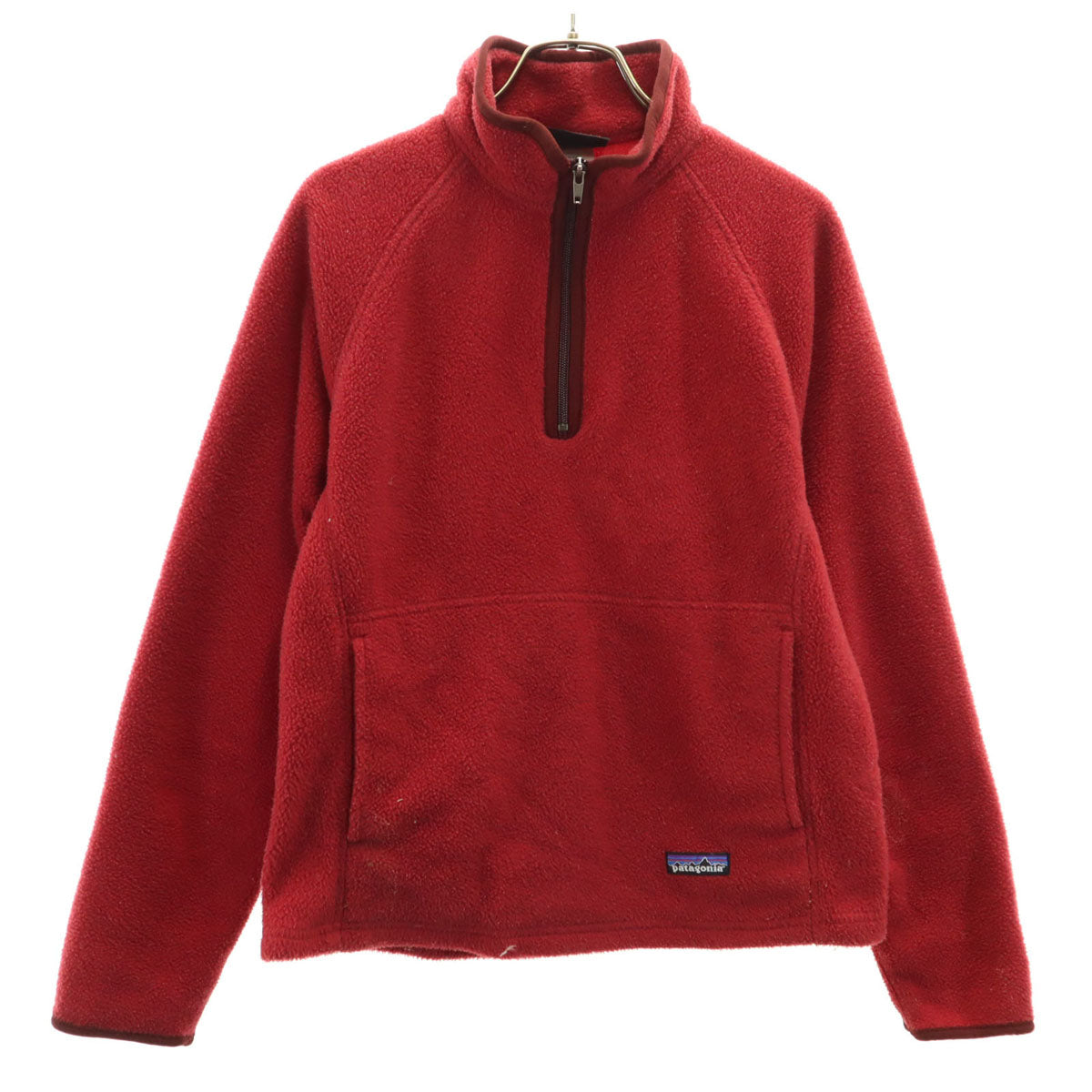 patagonia パタゴニア シンチラ ハーフジップ フリースジャケット S レッド 25740F5 アウトドア プルオーバー レディース