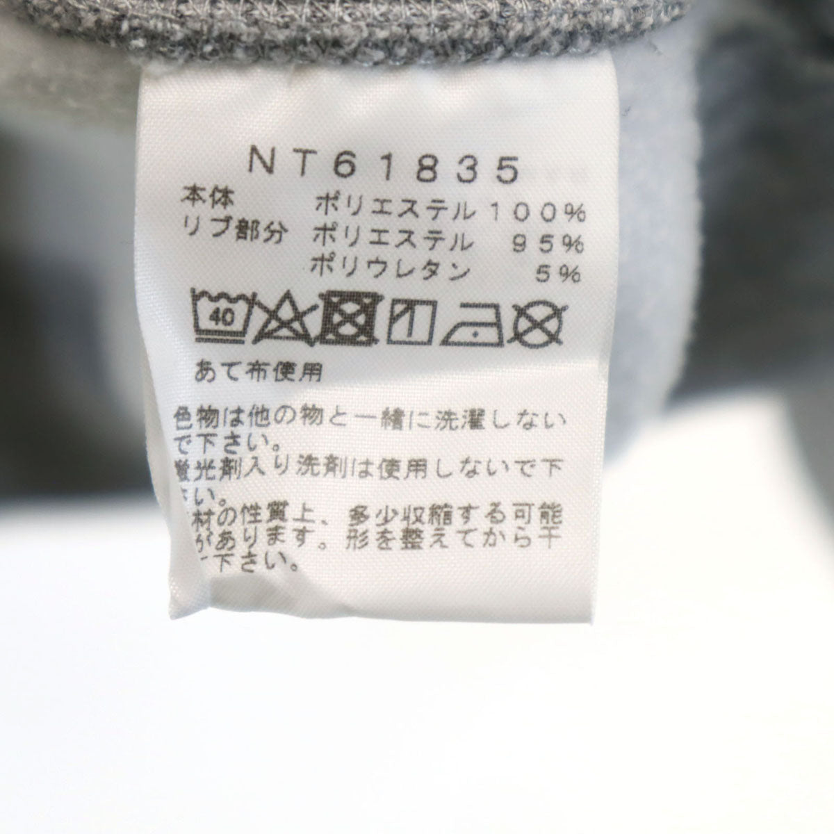 THE NORTH FACE ノースフェイス 長袖 スウェットパーカー XXL グレー NT61835 アウトドア 裏起毛 ビッグサイズ メンズ