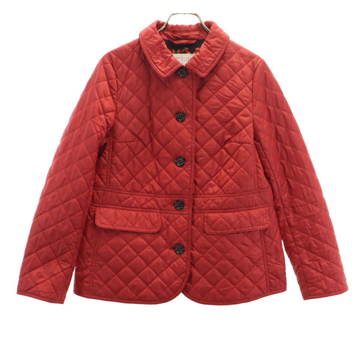 MACKINTOSH PHILOSOPHY マッキントッシュフィロソフィー キルティングジャケット 36 レッド系 中綿 三陽商会 レディース