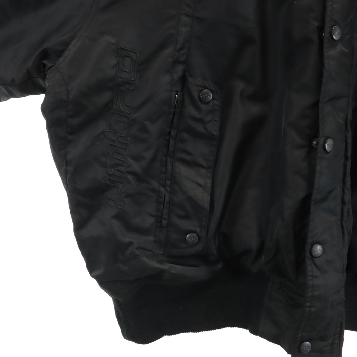 umbro アンブロ オールド トレーニング 中綿ジャケット XXL ブラック ビッグサイズ メンズ