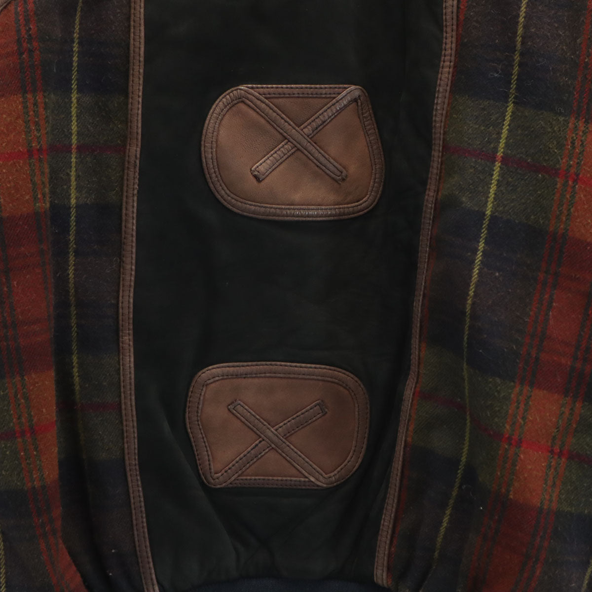 ADLER アドラー 90s 00s オールド レザージャケット M モスグリーン 中綿 メンズ