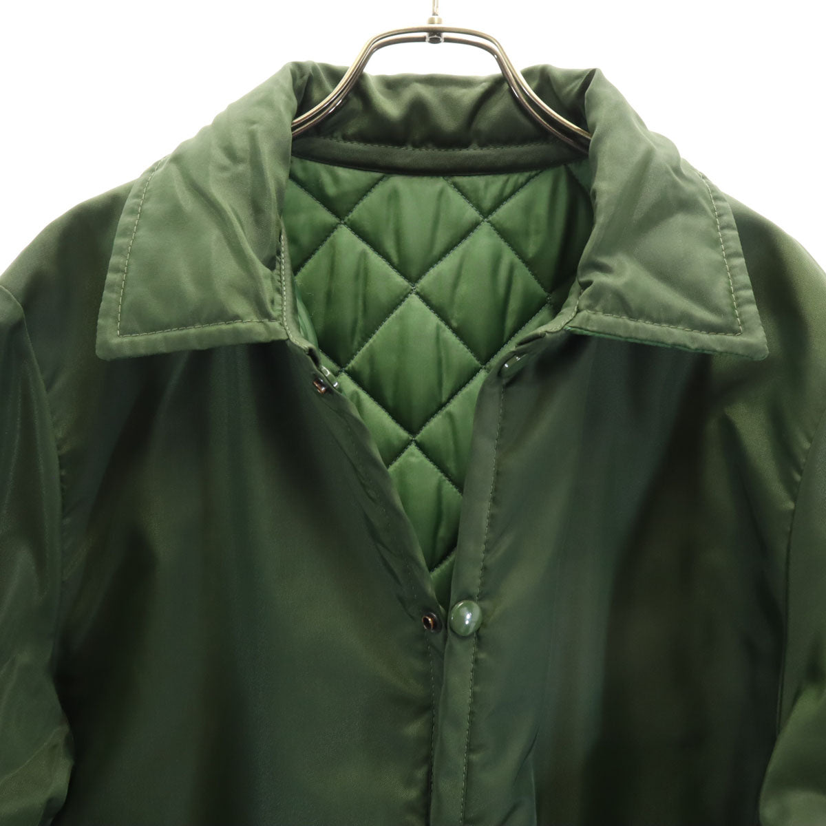 Paul Smith JEANS ポールスミスジーンズ 英国製 キルティングジャケット M グリーン系 リバーシブル メンズ