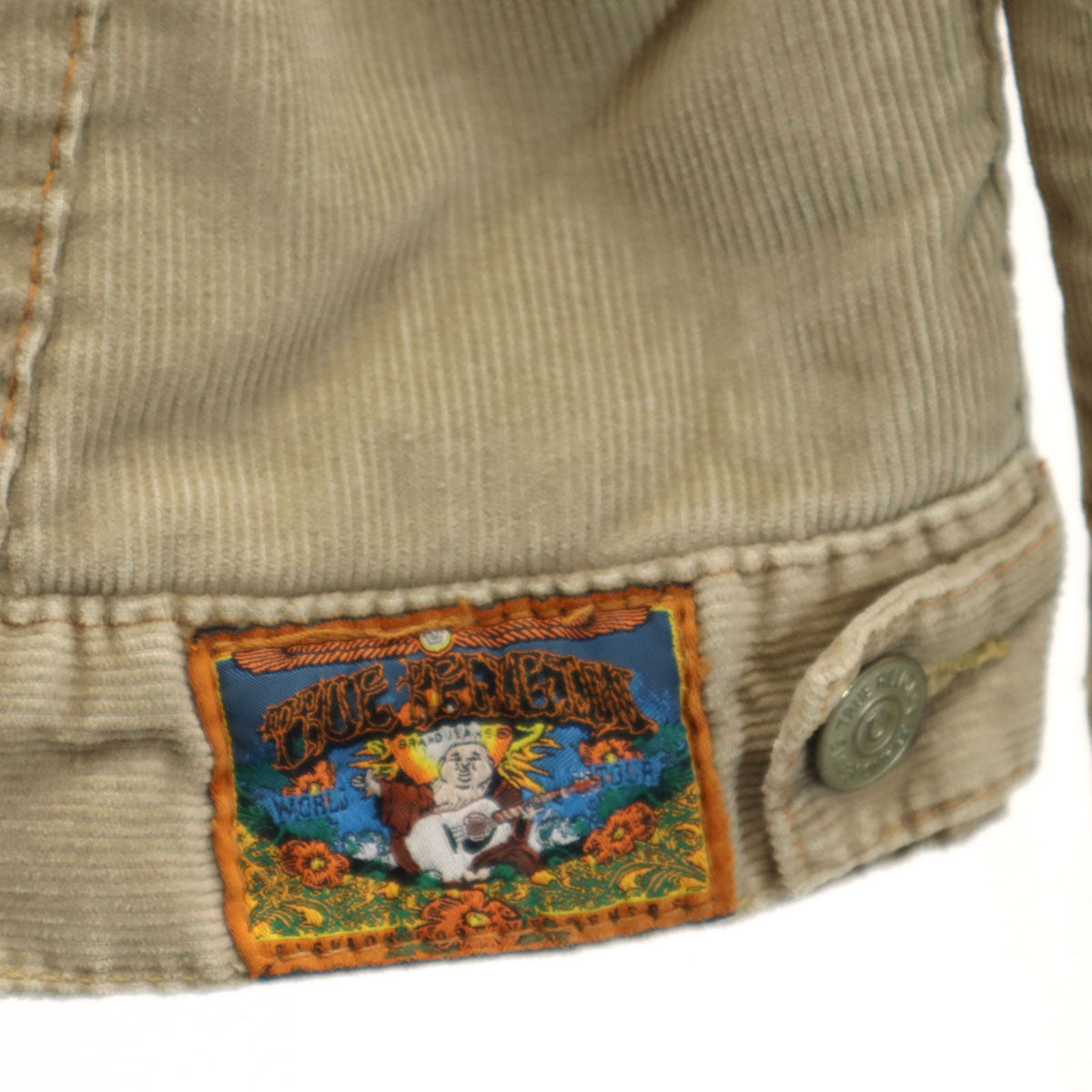 TRUE RELIGION トゥルーレリジョン コーデュロイジャケット S ベージュ系 裏ボア レディース