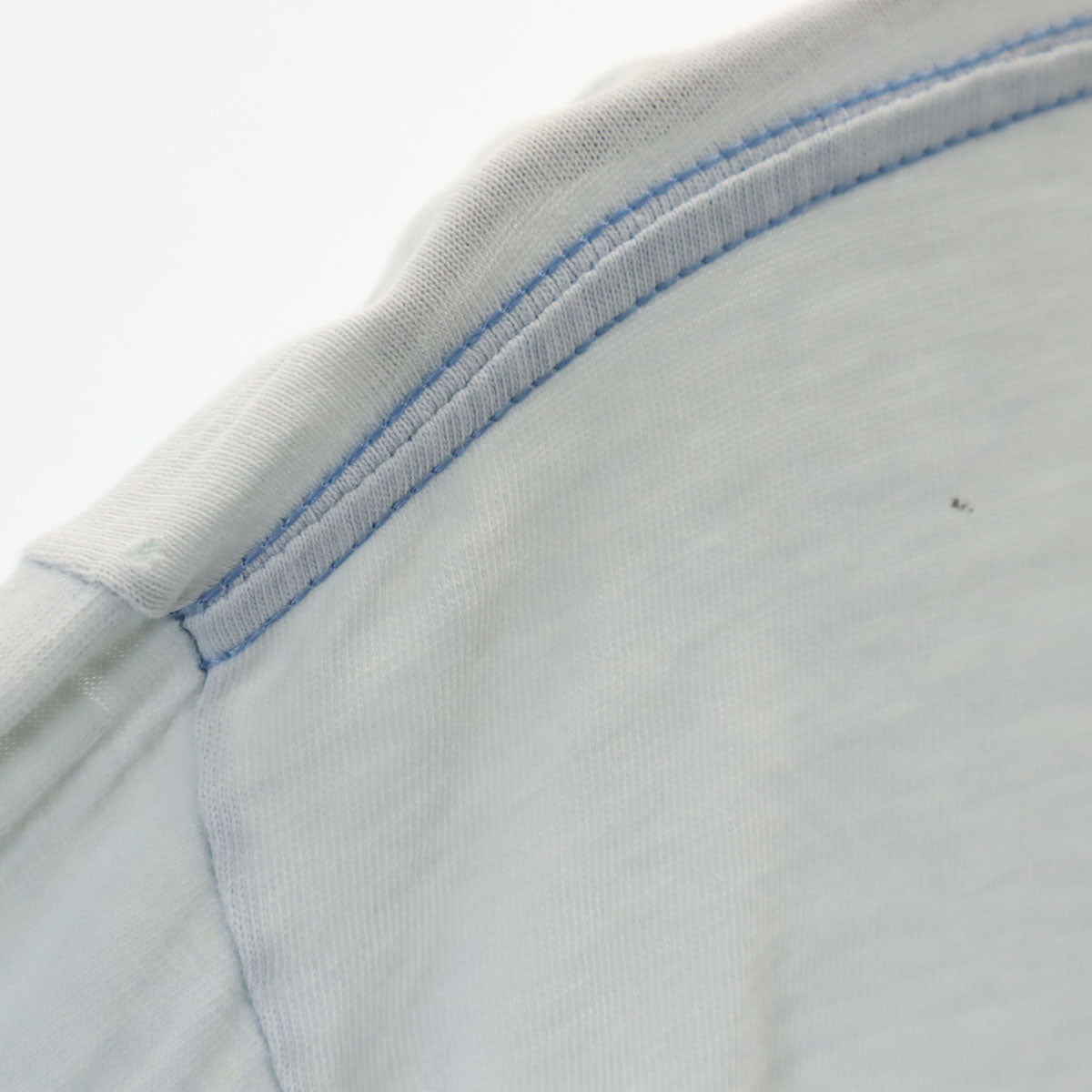 SIGNAL シグナル 90s USA製 オールド 浮世絵 バックプリント 長袖 シングルステッチ Tシャツ M 水色 ロンT 鳥 メンズ