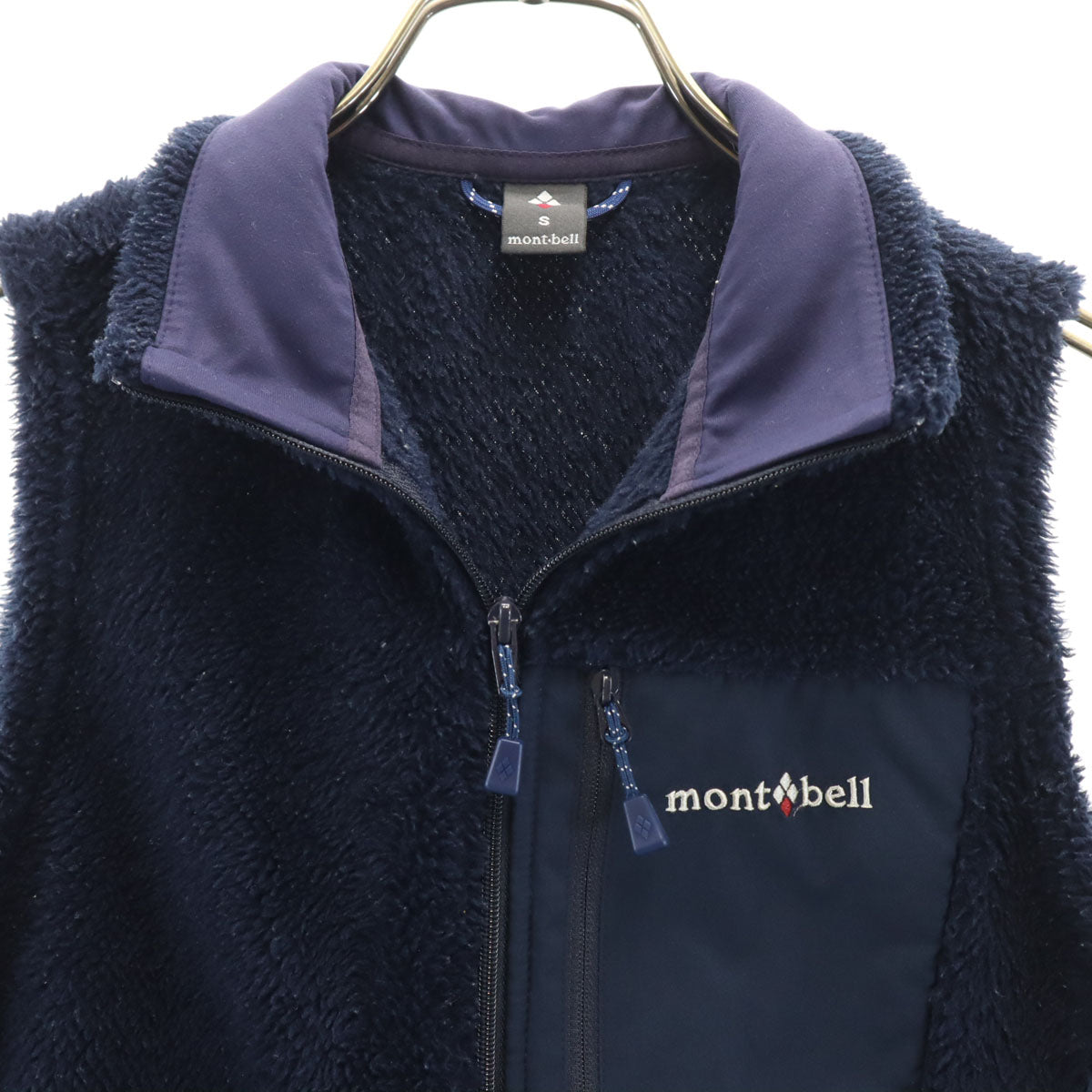 mont-bell モンベル クリマエア ベスト S ネイビー フリース アウトドア レディース