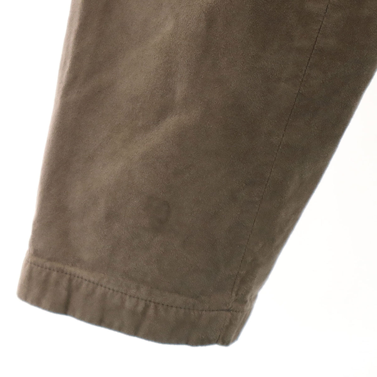 BURBERRY バーバリー 日本製 フェイクスエード レザージャケット L ベージュ系 長袖ライナー付き 三陽商会 メンズ