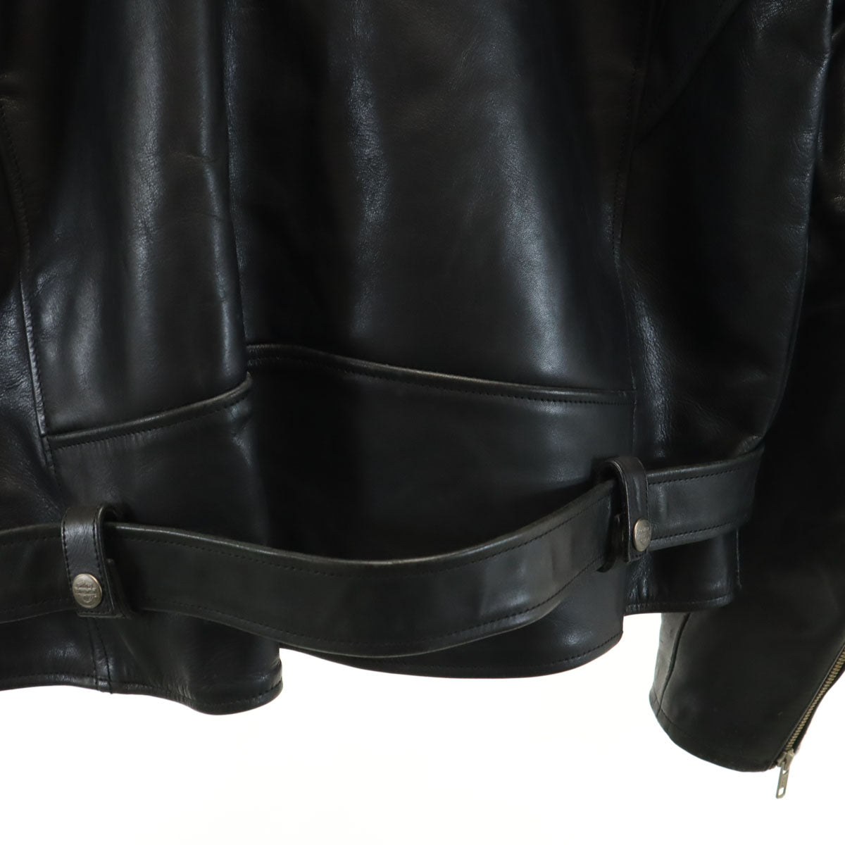 HARLEY DAVIDSON ハーレーダビッドソン 90s オールド レザー ダブルライダースジャケット XXL ブラック ビックサイズ メンズ