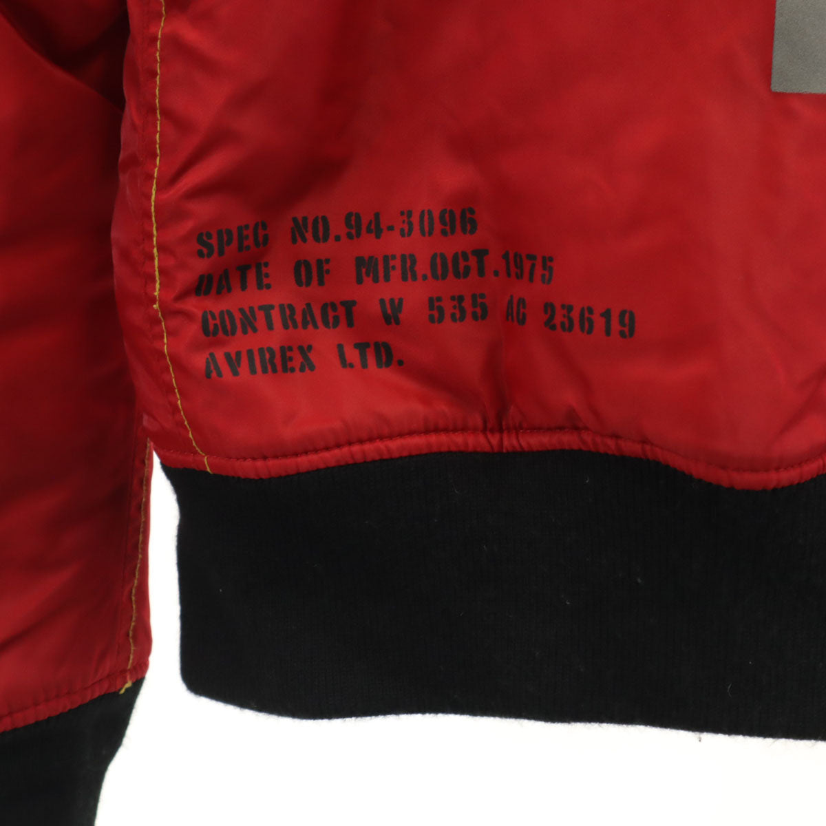 AVIREX アヴィレックス フライトジャケット M レッド メンズ