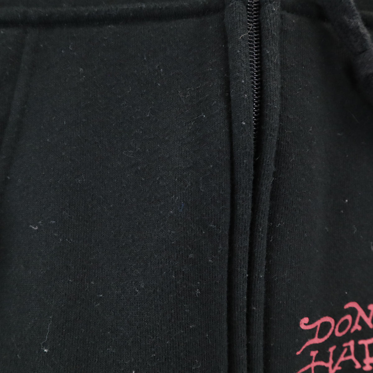 EdHardy エドハーディー バックプリント スカル 長袖 スウェット ジップパーカー M ブラック メンズ