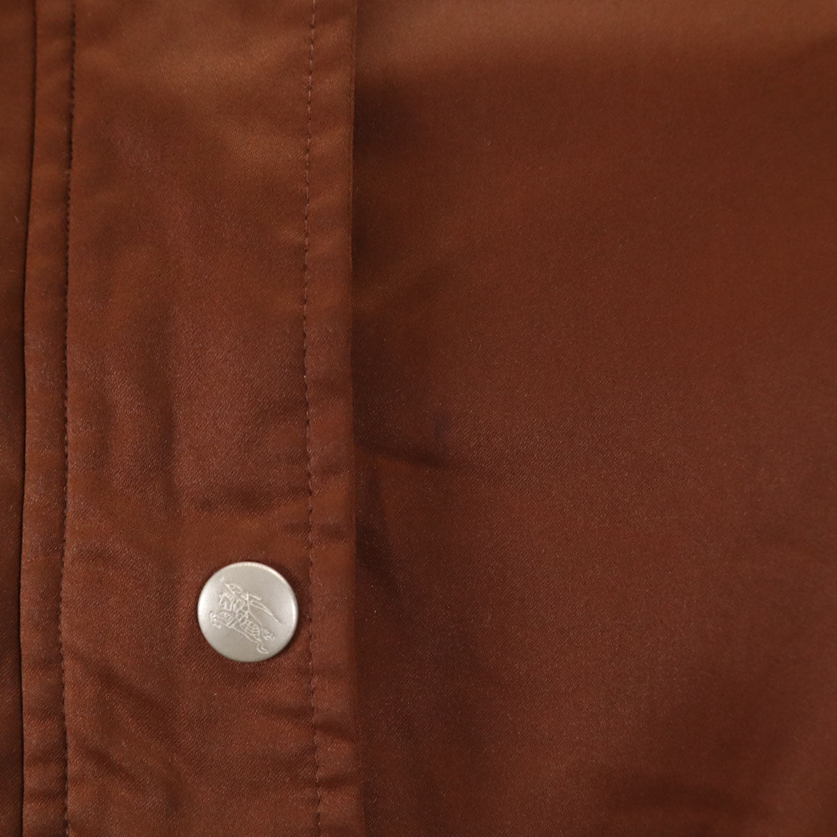 BURBERRY バーバリー ナイロンジャケット M ブラウン 裏フリース レディース