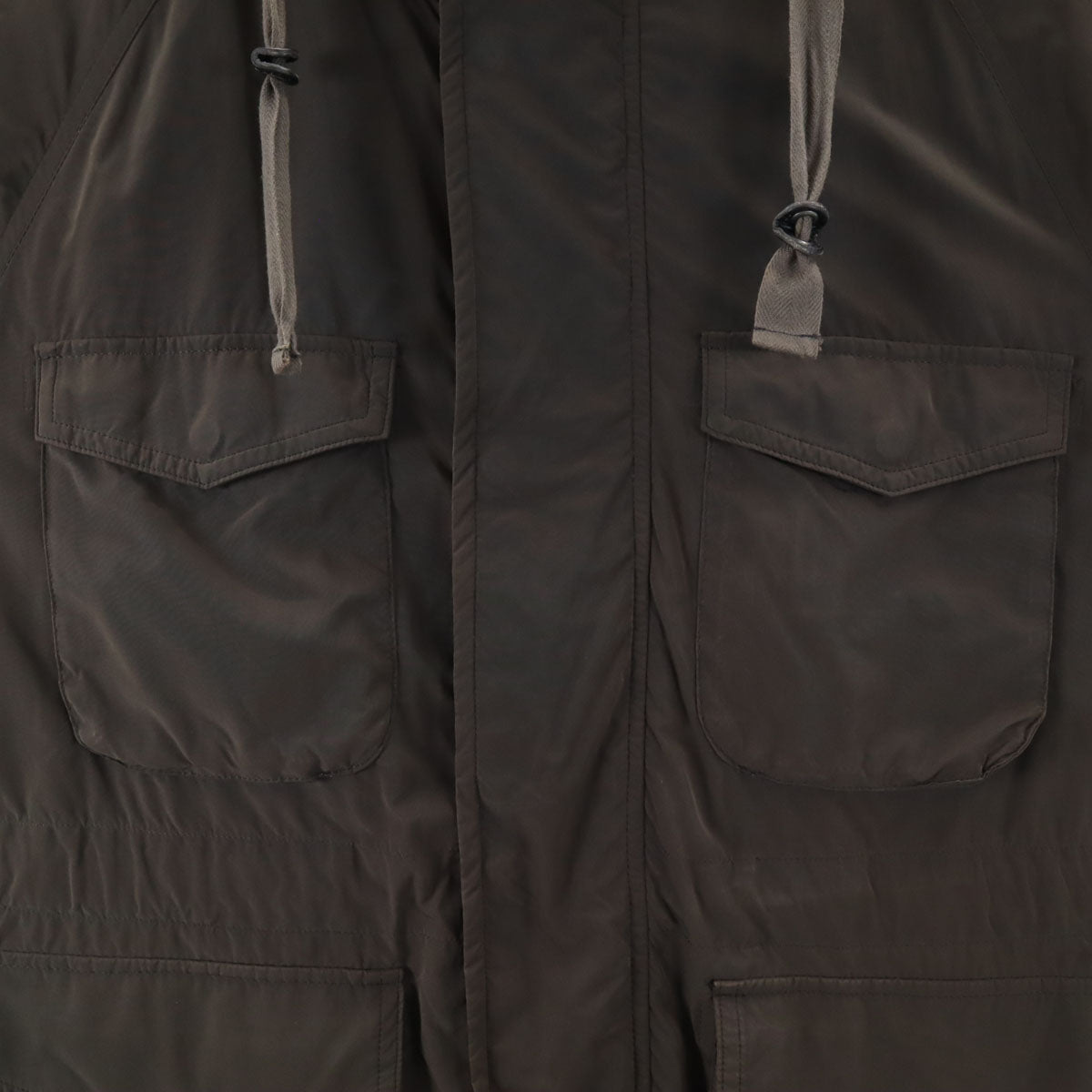 LANVIN ランバン ジャケット 48 カーキ 長袖ダウンライナー付き メンズ